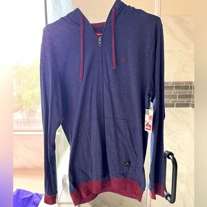 Brand new. Quicksilver Zip Up Hoodie. Size. L.